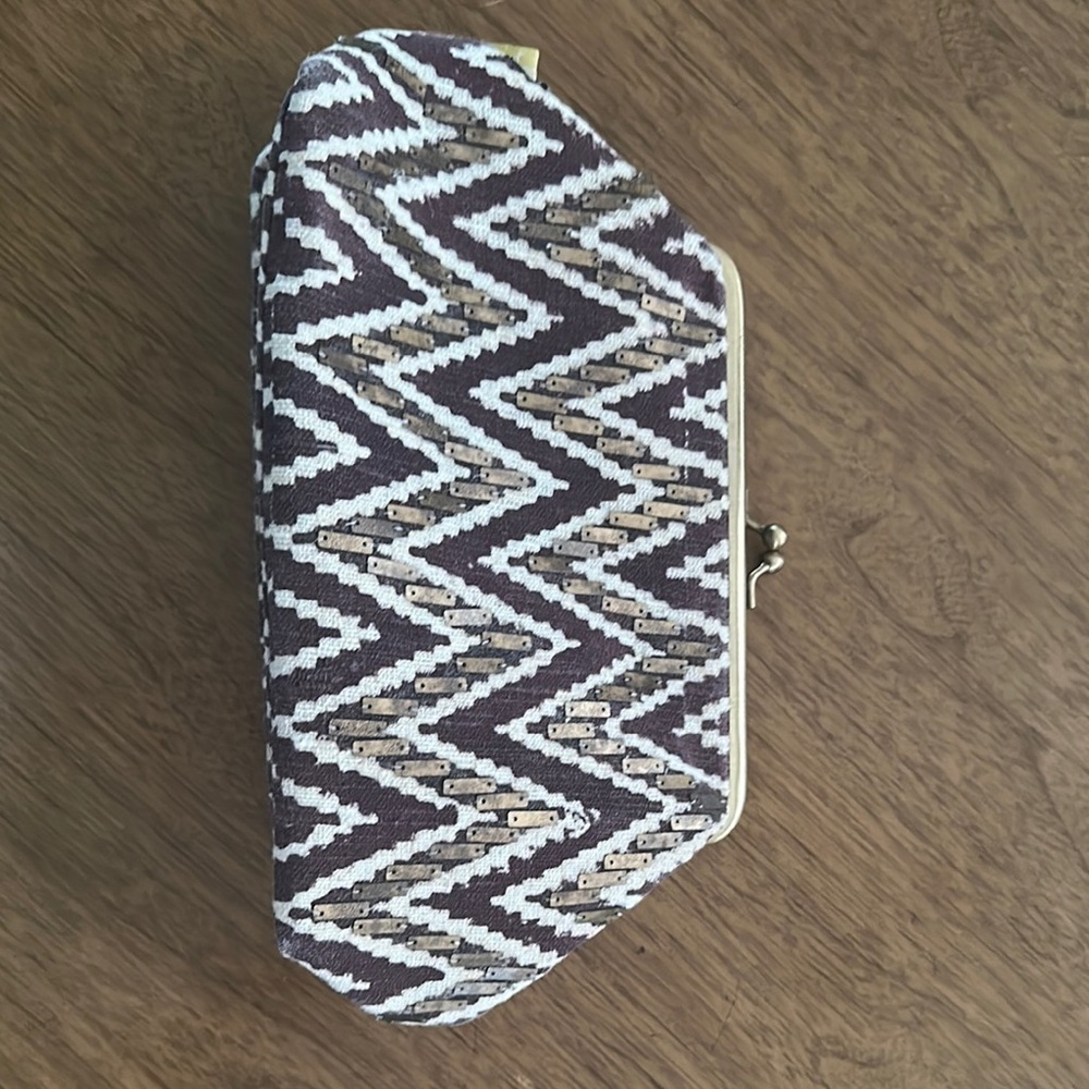 Joyn handmade clutch, pure cotton, excellent condition